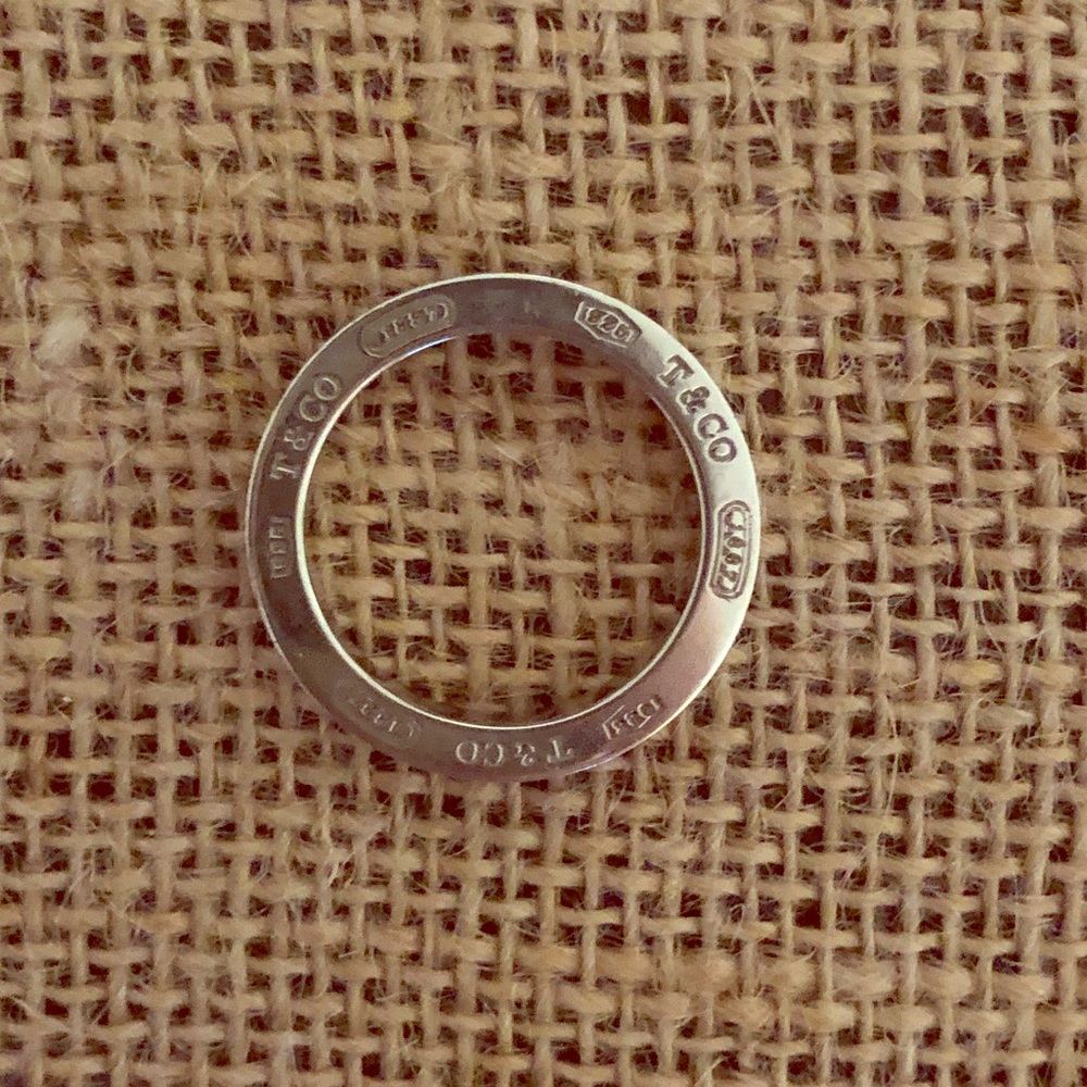 Tiffany & Co Silver circle pendant